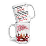 There Is No Greater Gift Than Friendship - Bestie Personalized Custom Mug - Gift For Best Friends, BFF, Sisters