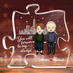 Custom Romantic Couple Love Gifts - Personalized Shaped Acrylic Plaque