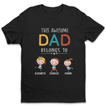 Custom Name Awesome Dad Gifts - Personalized Apparel