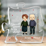 Custom Romantic Couple Love Gifts - Personalized Shaped Acrylic Plaque