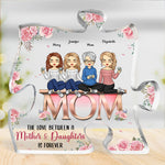 Custom Name Mother Daughter Gifts for Mom - Personalized Shaped Acrylic Plaque