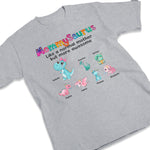 Custom Name Dinosaur Mom Gifts for Women - Personalized Apparel
