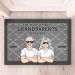 Custom Name Grandparents Gifts - Personalized Doormat