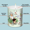God Sent Me My Grandkids - Family Personalized Custom Smokeless Scented Candle - Mother's Day, Birthday Gift For Grandma