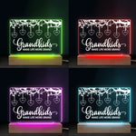 Grandkids Make Life More Grand - Family Personalized Custom Rectangle Shaped 3D LED Light - Mother's Day, Birthday Gift For Grandma