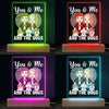 You, Me & Our Fur Babies - Dog & Cat Personalized Custom 3D LED Light - Gift For Pet Owners, Pet Lovers