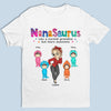 Like A Normal Grandma But More Awesome - Family Personalized Custom Unisex T-shirt, Hoodie, Sweatshirt - Mother's Day, Birthday Gift For Mom, Grandma