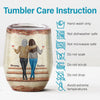 Like Mother Like Daughter - Family Personalized Custom Wine Tumbler - Mother's Day, Birthday Gift For Mother From Daughter
