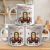 The Love Between Us Lasts Forever - Family Personalized Custom Mug - Mother's Day, Birthday Gift For Mom From Daughter