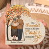 My Favorite Place Is Next To You - Couple Personalized Custom Heart Shaped Candle Holder - Gift For Husband Wife, Anniversary