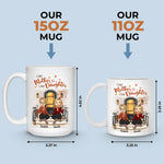 Custom Name Mother Daughter Gifts - Personalized Mugs