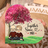 I'm Yours, No Return Or Refund - Couple Personalized Custom Heart Shaped Candle Holder - Gift For Husband Wife, Anniversary