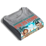 Annoying Each Other Summer Vacation - Gift For Couples, Husband Wife - Personalized Unisex T-shirt