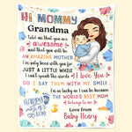 Custom Name Mother's Day Gifts for Mom - Personalized Blanket