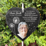 Memorial Personalized Memorial Garden Slate & Hook, Cemetery Decorations For Grave, Headstones For Graves For Humans, Memorial Gifts For Loss Of Mother, Memorial Stone