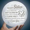To My Sister I Want You To Know I Love You - Moon Lamp - Gift For Bestie, Best Friend, Sister, Birthday Gift For Bestie And Friend, Christmas Gift