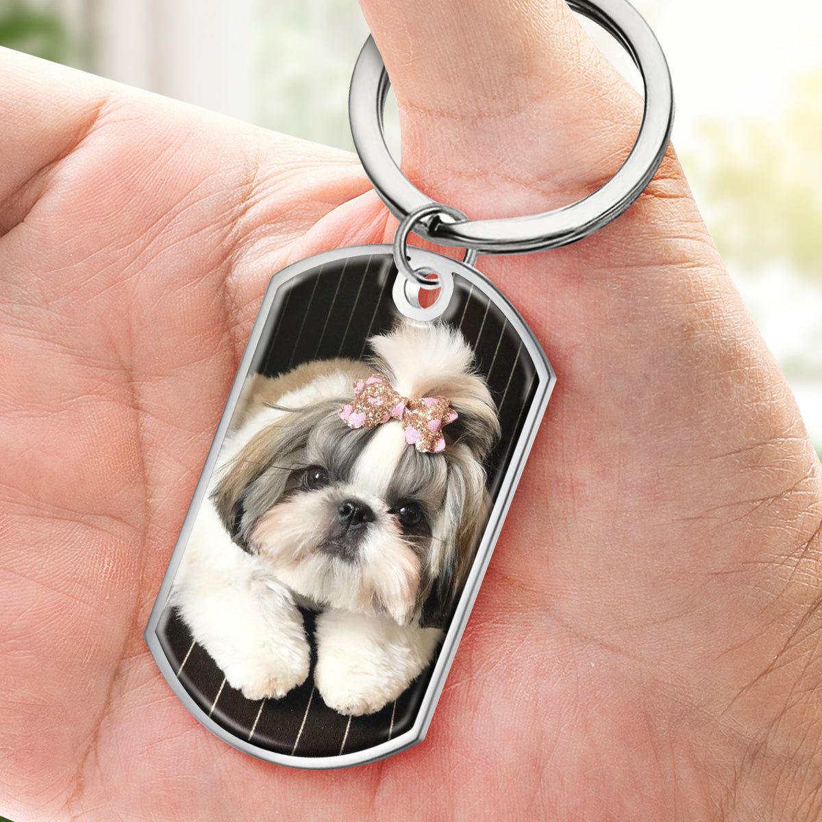 J Pawfect House - Dog Keychain Dog Memorial Gifts for Loss of Dog - Personalized Keychains - Pet Memorial Gifts Cat Keychain, with Gift Box / Pack 2 