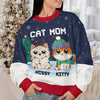 The Most Beautiful Time Of Year - Cat Personalized Custom Ugly Sweatshirt - Unisex Wool Jumper - Christmas Gift For Pet Owners, Pet Lovers