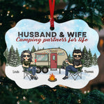 Custom Name Camping Husband and Wife Gifts - Personalized Ornament