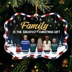 Custom Name Family Christmas Gifts - Personalized Ornament