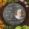 Goodbyes Are Not The End - Personalized Memorial Stone, Human Grave Marker - Upload Image, Memorial Gift, Sympathy Gift