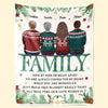 You Can Feel Our Love - Family Personalized Custom Blanket - Christmas Gift For Christmas Gift For Siblings, Brothers, Sisters