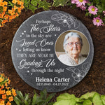 Our Loved Ones Are Near By - Personalized Memorial Stone, Human Grave Marker - Upload Image, Memorial Gift, Sympathy Gift