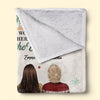 Mother & Daughters From The Start, Best Friends Forever From The Heart - Family Personalized Custom Blanket - Christmas Gift For Mother From Daughter