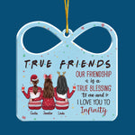 Custom Name Christmas Friendship Gifts for Women - Personalized Ornament