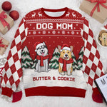 Custom Name Christmas Gifts for Dog Moms - Personalized Sweatshirt