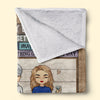 Never Forget That I Love You - Family Personalized Custom Blanket - Christmas Gift For Family Members