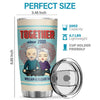 Next To You Since Year - Personalized Tumbler - Gift For Couple, Husband Wife, Anniversary, Engagement, Wedding, Marriage Gift