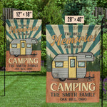 The Best Memories Are Made Camping - Personalized Camping Flag