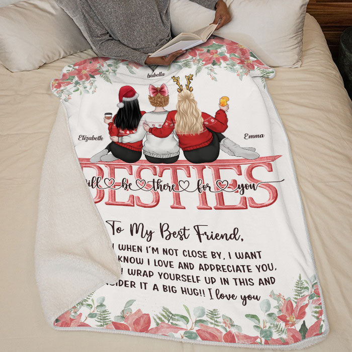 I Want You To Know I Love And Appreciate You - Personalized Custom Blanket - Gift For Bestie, Best Friend, Sister, Birthday Gift For Bestie And Friend, Christmas Gift