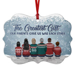Custom Name Christmas Brothers and Sisters Gifts - Personalized Ornament