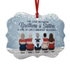 The Love Between Brothers & Sisters Is One Of Life's Greatest Blessings - Personalized Custom Benelux Shaped Wood, Aluminum Christmas Ornament - Gift For Siblings, Christmas New Arrival Gift