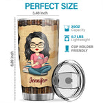 Just A Girl Who Love Books Just One More Chapter - Personalized Tumbler