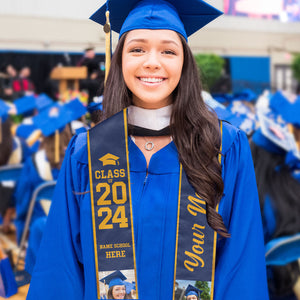 Class of 2024 Trim Version - Personalized Graduation Stole.