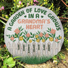 A Garden Of Love Grows In A Grandma's Heart - Personalized Garden Stone - Gift For Grandma, Grandparents