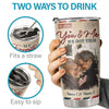 You & Me, We Got This - Personalized Tumbler - Upload Image, Gift For Couple, Husband Wife, Anniversary, Engagement, Wedding, Marriage Gift