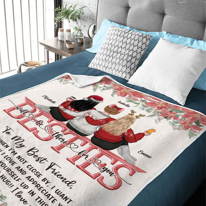 I Want You To Know I Love And Appreciate You - Personalized Custom Blanket - Gift For Bestie, Best Friend, Sister, Birthday Gift For Bestie And Friend, Christmas Gift