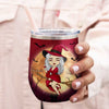 My Broom Broke So Now I Drink Wine - Personalized Witch Wine Tumbler - Gift For Witches, Gift For Yourself, Halloween Gift
