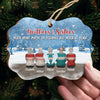 This Is Us - A Little Bit Of Crazy, A Little Bit Of Loud And A Whole Lot Of Love - Family Personalized Custom Ornament - Wood Benelux Shaped - Christmas Gift For Siblings, Brothers, Sisters