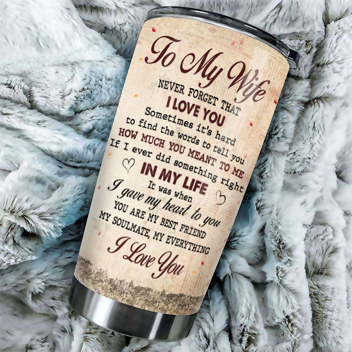 You Are My Best Friend My Soulmate And My Everything - Gift For Couples, Personalized Tumbler