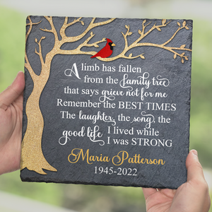 The Good Life I Lived While I Was Strong - Personalized Memorial Stone, Human Grave Marker - Memorial Gift, Sympathy Gift