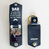 You Don't Have Ugly Children - Personalized PU Leather Keychain - Upload Image, Gift For Dad