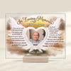 In Death I Love You Still - Personalized Acrylic Plaque - Upload Image, Husband Wife