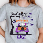 Custom Name Halloween Grandma Gifts - Personalized Apparel