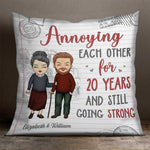 Annoying Each Other For So Many Years And Still Going Strong - Gift For Couples, Personalized Pillow (Insert Included)