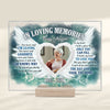 The Day God Took You Home - Personalized Acrylic Plaque - Upload Image, Memorial Gift, Sympathy Gift